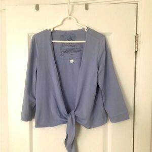 Soma Soft Blue front tie top